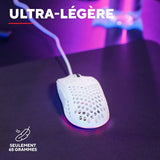 TRUST Souris gaming filaire HELOX ultra légére - Blanche