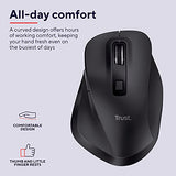 TRUST Souris sans fil FYDA rechargeable - Noire
