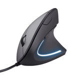 TRUST Souris filaire ergonomique VERTO - Noire