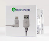 LOCKNCHARGE SET 5 CABLES MFI USB VERS LIGHTNING COUDES 0.3M