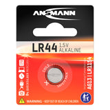 ANSMANN Piles alcalines 5015303 LR44 blister de 1