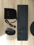 CHERRY Pack clavier / souris DW 9500 SLIM USB et Bluetooth