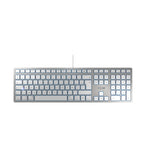 CHERRY Clavier KC 6000 SLIM FOR MAC USB argent/blanc