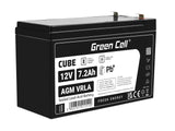 Green Cell AGM05 Batterie de l'onduleur Sealed Lead Acid (VRLA) 12 V 7,2 Ah