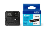 BROTHER BTAG335 Ribbon 12MM White on Black