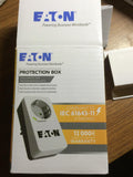 EATON Protection surtension - 4000 W - 1 sortie 220 - 250 V - Noir, Blanc (PB1D)