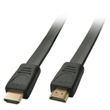 LINDY HDMI HighSpeed Flat Cable 0.5m HDMI 2.0/HDTV and HDCP compatible