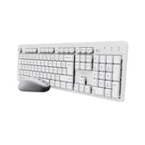 TRUST Pack clavier & souris sans fil ODY II silencieux - blanc (FR)
