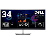 DELL P Series P3424WE écran plat de PC 86,7 cm (34.1") 3440 x 1440 pixels 4K Ultra HD LCD Noir