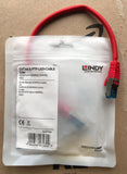 LINDY Cat.6A S/FTP LSOH Red 0.3m Patch Cable