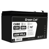 Green Cell AGM Battery 12V 8Ah - Battery - Mignon (AA)