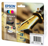EPSON 2LB 16 ink cartridge black and tri-colour standard capacity 14.7ml 1-pack RF-AM blister w/s