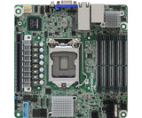 ASRock E3C256D4I-2T, 1xSKT LGA1200, Intel E-2300, C256, 4xDIMM, SATA, 1xM.2, 2x10GbE, IPMI