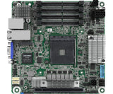 ASRock X570D4I-2T, 1xSKT AM4, AMD Ryzen, X570, SATA, 1xM.2, 2x10GbE, IPMI