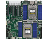 ASRock ROME2D16-2T, 2xSKT SP3, AMD EPYC 7000, SoC, SATA, NVMe, 2xM.2, 2x10GbE, IPMI