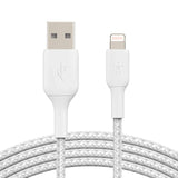 BELKIN BOOST CHARGE USB-A to Lightning Cable Braided 3M White