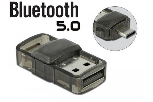 DEXLAN Clé USB BlueTooth 5.0 réversible Combo USB-C et USB-A