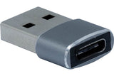 Adaptateur slim USB 2.0 A mâle - Type-C femelle