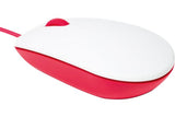 SOURIS BLANCHE ROUGE OFFICIELLE POUR RASPBERRY PI