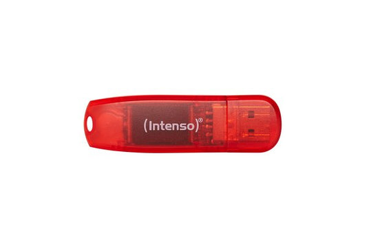 INTENSO Clé USB 2.0 Rainbow Line - 128 Go Rouge