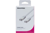 DACOMEX Cordon RJ45 CAT. 6 F/UTP blanc - 0,5 m