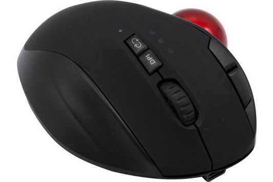 DACOMEX Souris trackball TM350-WBT 2,4Ghz et Bluetooth rechargeable