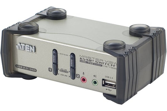 Aten CS1732B kvm 2 ports VGA/USB/Audio + 2 ports hub et OSD