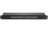Panneau de brassage 19" 1U 16 ports CAT6 STP