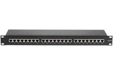 Panneau de brassage 19" 1U 24 ports CAT6 STP