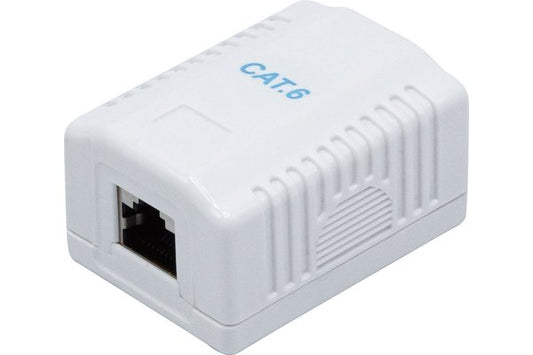 Boîtier mural 1 port RJ45 catégorie 6 STP