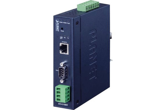 PLANET ICS-2100T Indus. Serveur IP Série RS232/422/485