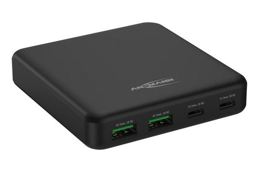 Chargeur de table 4 ports USB dont 2 ports USB Type-C Power Delivery - 65 W