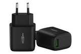 CHARGEUR SECTEUR 1 PORT USB QUICK CHARGE QC 3.0