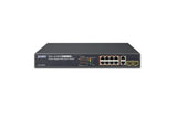 Planet FGSD-1008HPS Switch Niv2 8P PoE+ & 2Giga/SFP 125W