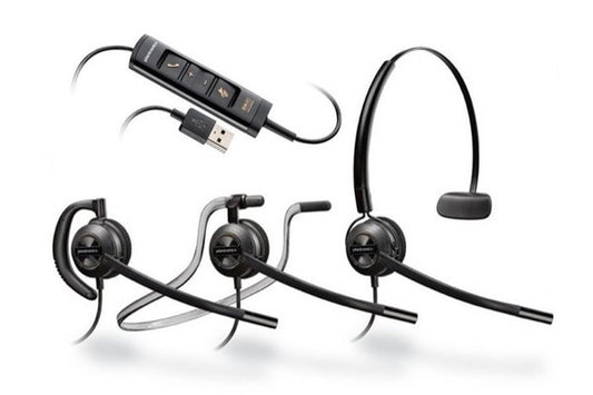 POLY EncorePro HW545 Casque Micro USB-A Monaural triple fixation