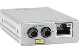 ALLIED AT-MMC200/ST-60 Media Converter RJ45 10/100 to 100FX MM, ST Duplex