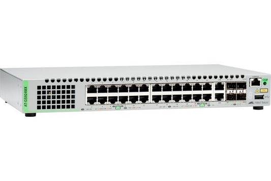 Allied AT-GS924MX Switch Niv3 24 Gigabit & 2 SFP 1G/100 & 2 SFP+ 10G
