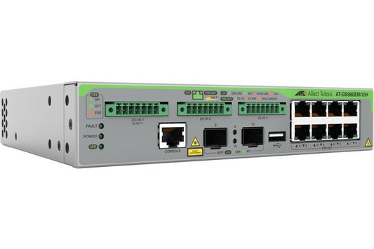 ALLIED AT-GS980EM/10H switch L3 8P Gigabit PoE++ 90W & 2 SFP