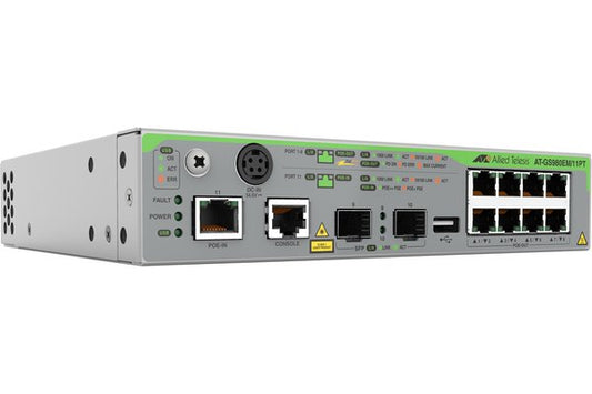 ALLIED AT-GS980EM/11PT switch L3 8P Gigabit PoE+ & 2 SFP