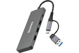 DACOMEX Hub USB HB607 USB Type-A/C, 7 x Type-A + 1 x Type-C