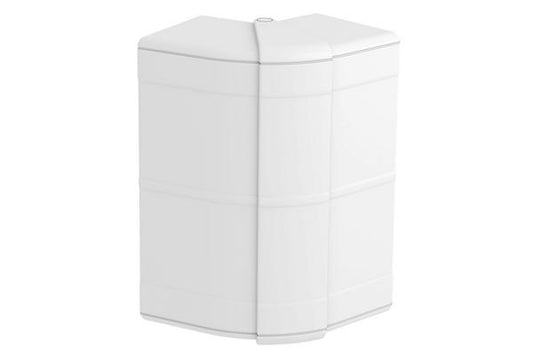 OBO ANGLE EXTERIEUR VARIABLE POUR GOULOTTE RAPID 45-2 GK 130x53 PVC BLANC