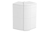 OBO ANGLE EXTERIEUR VARIABLE POUR GOULOTTE RAPID 45-2 GK 130x53 PVC BLANC