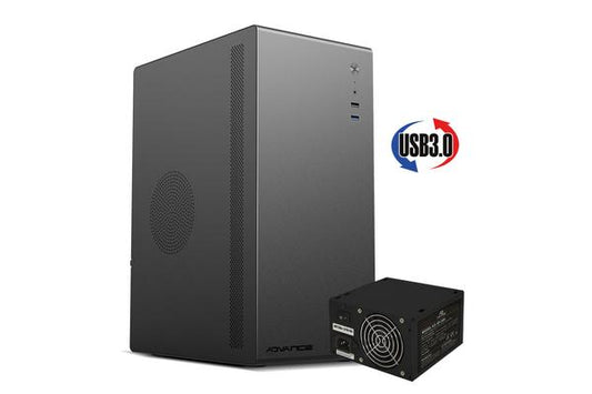 ADVANCE Boîtier Moyen tour Micro ATX OPTIMA avec alimentation 350W