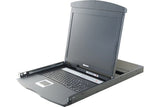 DEXLAN WorkStation LCD 19" Double-Rail KVM 8 Ports VGA/PS2-USB + câbles