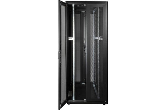 EKIVALAN Baie pro serveur 32U 800 x 1000 double ventil, double ventil. (noir)