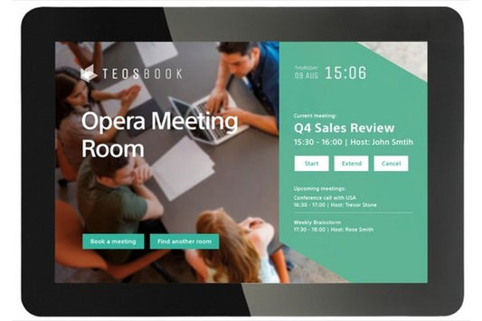 SONY 10" TEOS Room Booking tablet,POE+LED TEB-10DSQPL Lecte