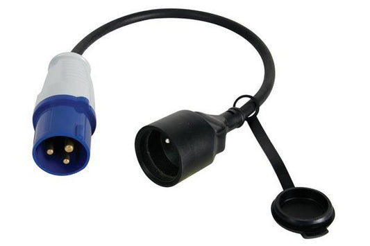 Adaptateur IEC 60309 mâle / CEE7 femelle