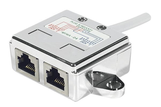 Eclateur de paires RJ45 STP LAN + LAN