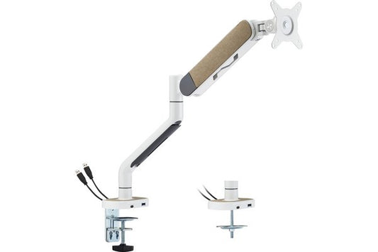 DACOMEX Support de bureau D35-100CG-W 1 écran 17-35 , blanc