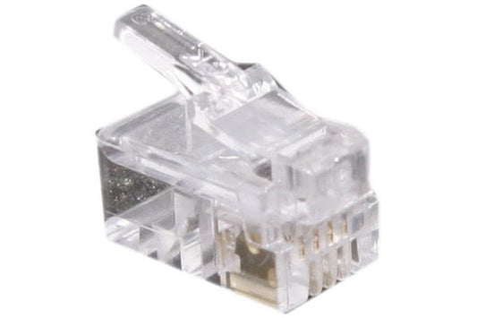 Connecteur à sertir 4P4C RJ9 UTP Téléphonie - lot de 10